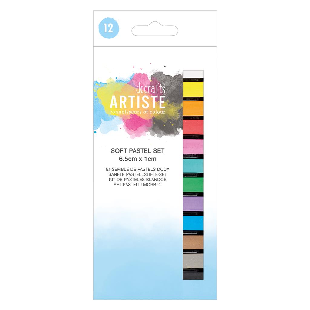 Pastellkreiden-Set Soft Pastels 12 Stück