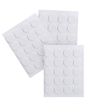 Doppelklebepunkte rund 15x1mm speziell für Dochtaluplättchen 60 Stücke