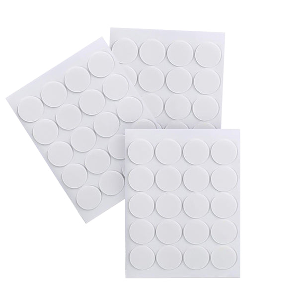 Doppelklebepunkte rund 15x1mm speziell für Dochtaluplättchen 60 Stücke