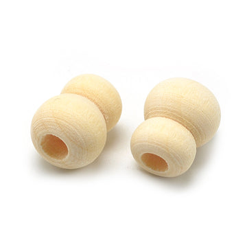 Holzperlen cornsilk 12x10mm 50 Stück