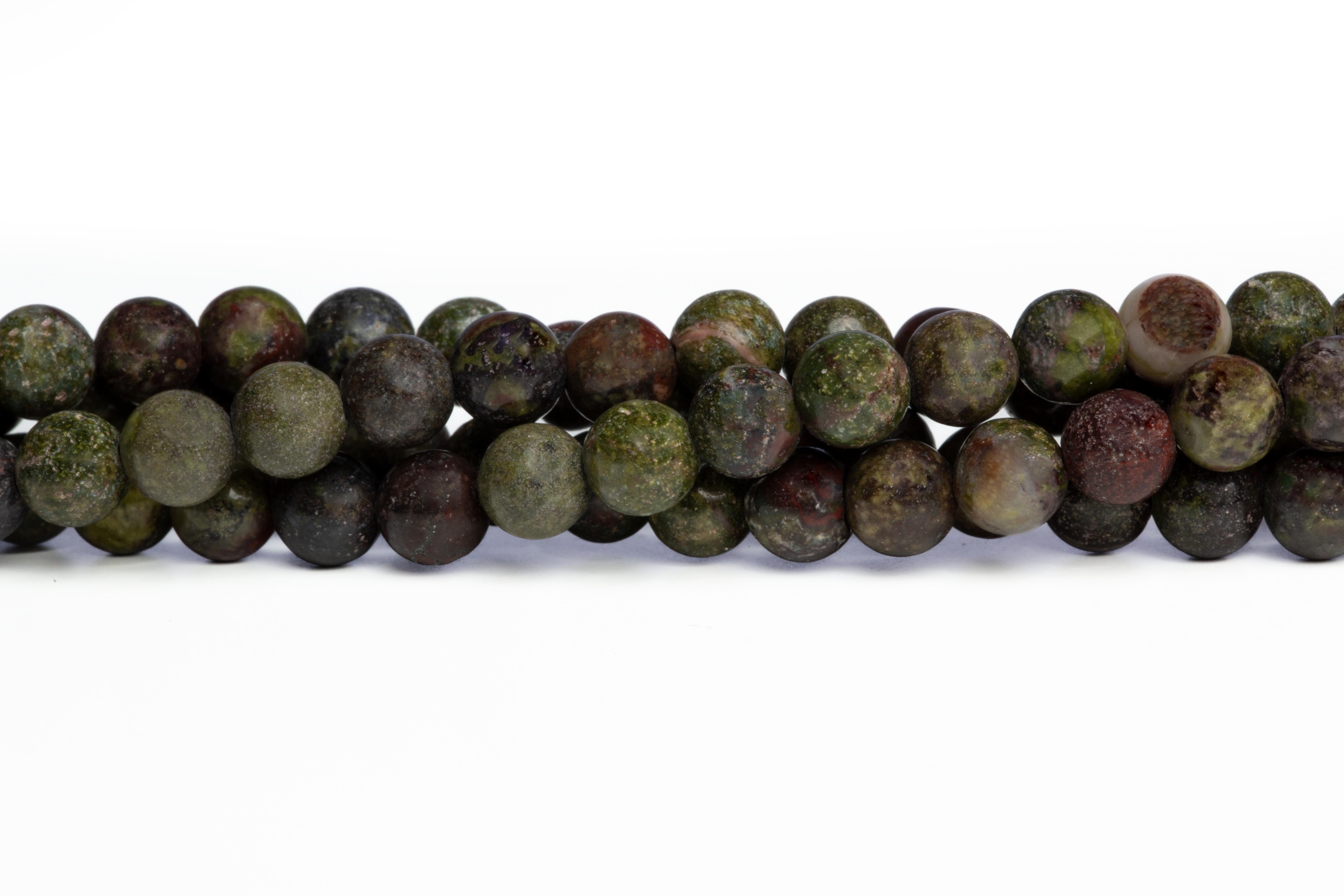 Edelstein-Perlen Drachenblut Jaspis 4mm 87 Stück/ Strang