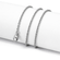 Edelstahl Ankerkette rostfrei mit Karabinerverschluss silbern 50cm 2mm