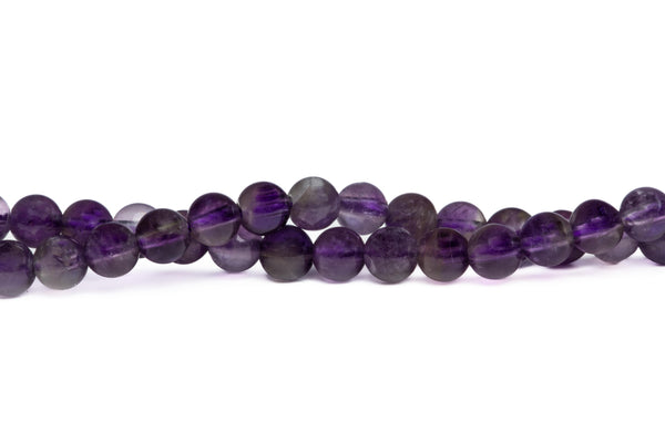 Edelstein-Perlen Amethyst rund 4mm 89 Stück/Strang
