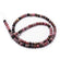 Rhodonit Perlenstrang 8mm 38cm 44 Stück