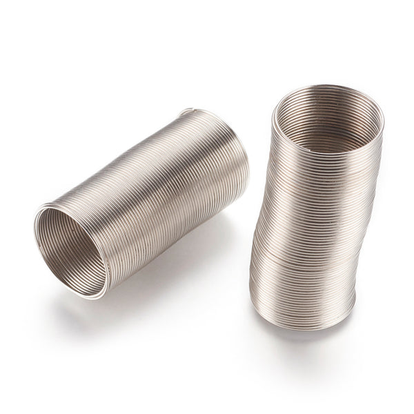 Memory Wire Endlos Fingerringe 0,6mm Spiraldraht Edelstahl 100 Windungen
