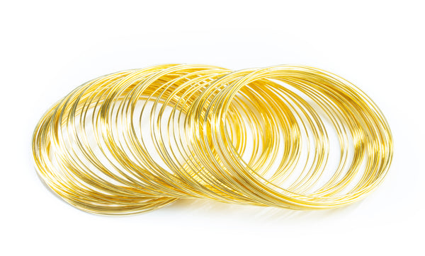 Endlosarmreifen Memory Wire 0,5mm, Edelstahldraht, 100 Windungen