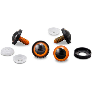 Eulen-Tieraugen mit Sicherheitsscheibe Ø12mm 4 Stück