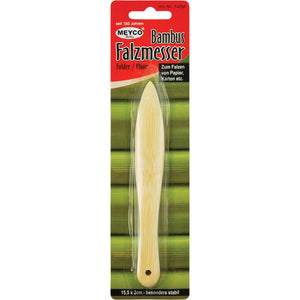 Falzmesser aus Bambus 15,5x2cm 1 Stück
