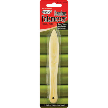 Falzmesser aus Bambus 15,5x2cm 1 Stück