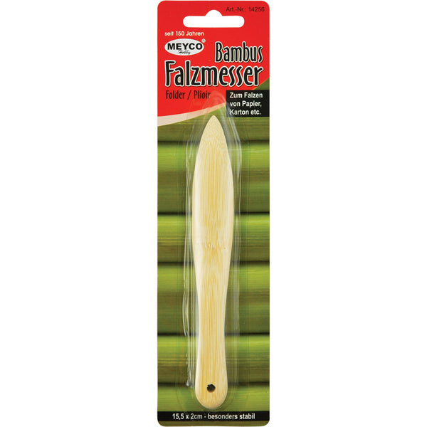 Falzmesser aus Bambus 15,5x2cm 1 Stück