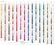 Anchor -Stranded Mouliné-Garn VIOLETTTÖNE Sticktwist 6-fädig 100% Baumwolle 8m