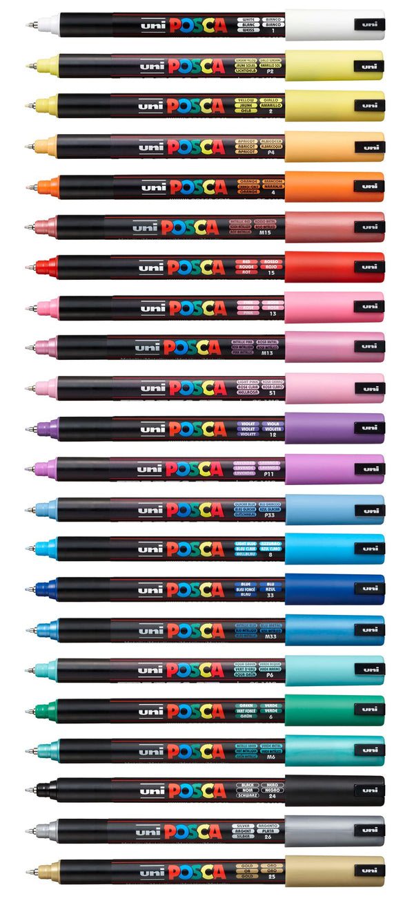 Uni Posca Marker PC-1MR Extra feine Spitze 0,7mm