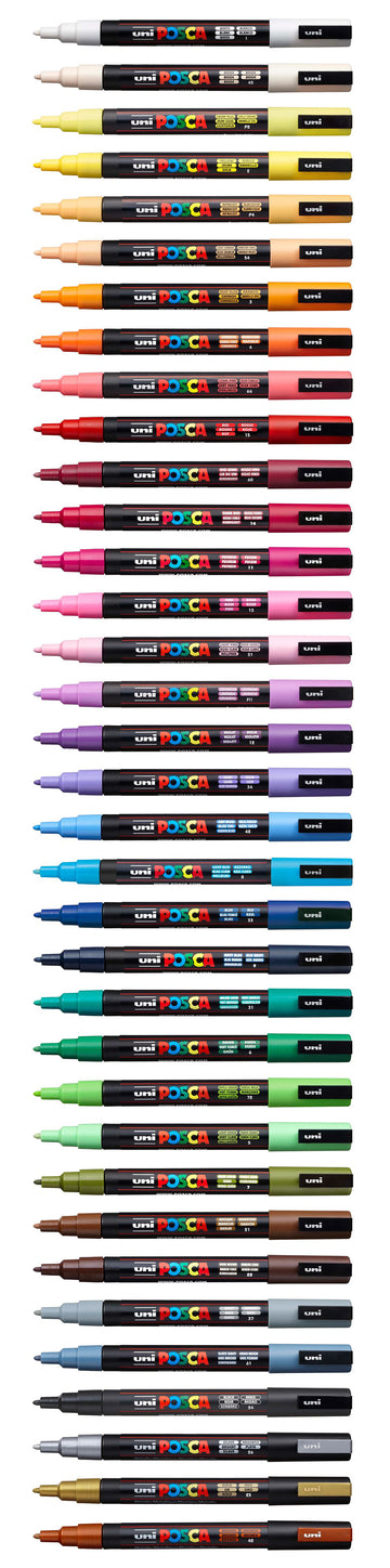 UNI POSCA Marker PC-3M Rundspitze 0,9-1,3mm