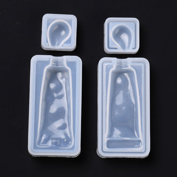 Gießform aus Silikon Farbtube 9~54,5x19~28x6,5~10,5 mm 2-teilig