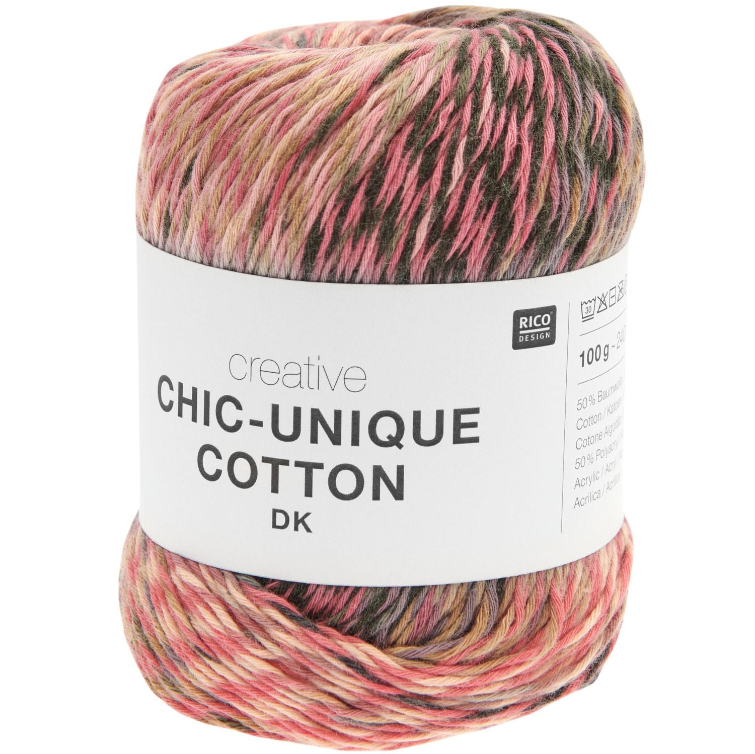 Creative Chic-Unique Cotton dk Farbverlaufswolle 100g 240m