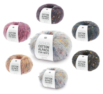 Fashion Cotton Alpaca Fun Neps Mischgarn Bio-Baumwolle 50g 215m