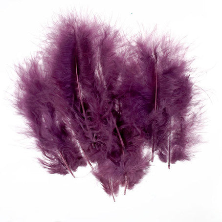 Bastelfedern 5-10cm, Flauschfedern, 15 Stück/Packung,