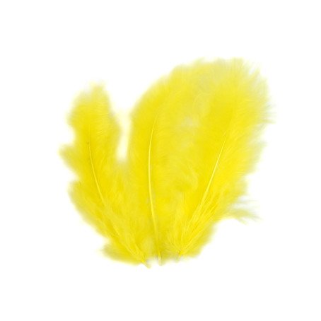 Bastelfedern 5-10cm, Flauschfedern, 15 Stück/Packung,