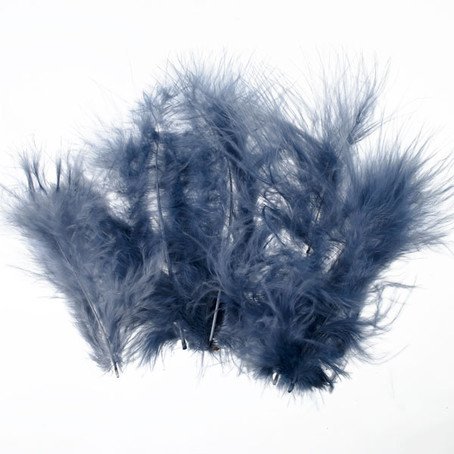 Bastelfedern 5-10cm, Flauschfedern, 15 Stück/Packung,
