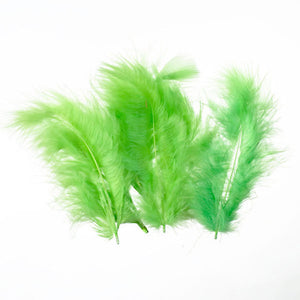 Bastelfedern 5-10cm, Flauschfedern, 15 Stück/Packung,