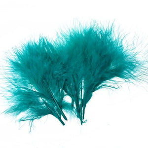 Bastelfedern 5-10cm, Flauschfedern, 15 Stück/Packung,