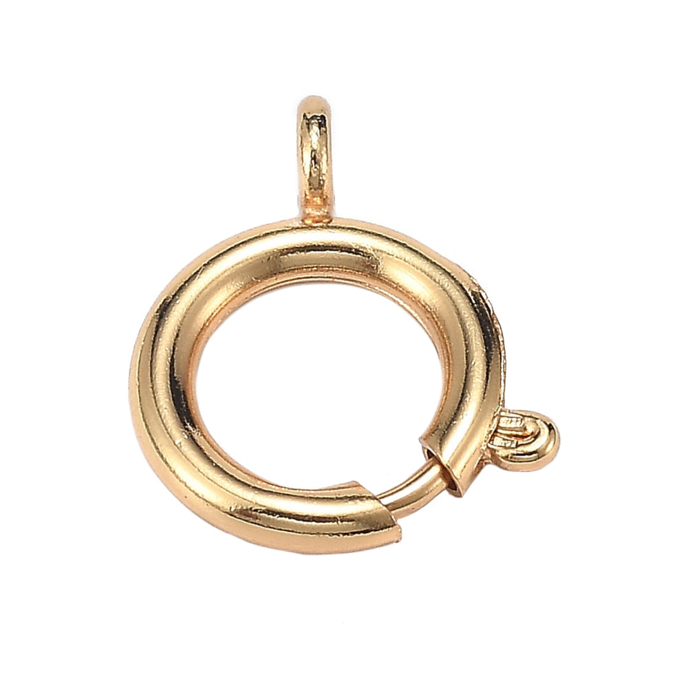 Federring 19x16x2,5mm Gold 1 Stück