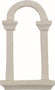 Fensterbogen weiß 4tlg 5,5cm