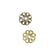 Perlkappen Metall golden 8mm 20 Stück/Pkg.