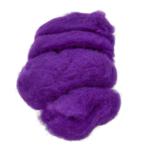 Filzwolle reine Schurwolle lila 50g