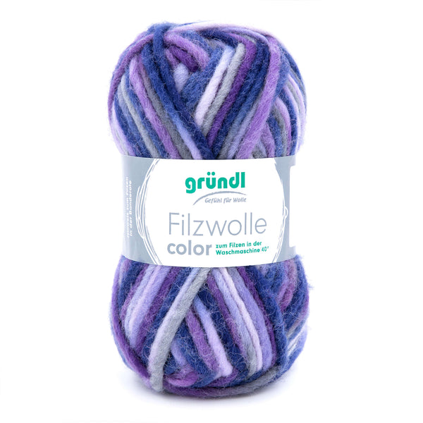 Gründl Filzwolle Color 100% Schurwolle 50g/50m
