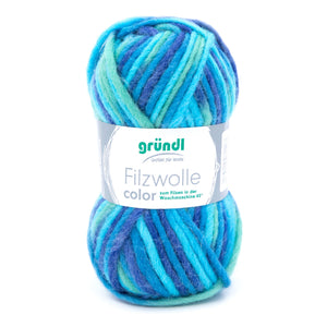 Gründl Filzwolle Color 100% Schurwolle 50g/50m