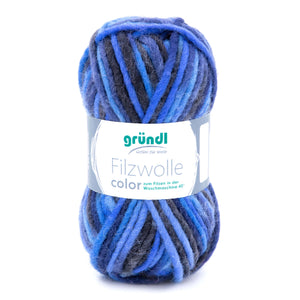 Gründl Filzwolle Color 100% Schurwolle 50g/50m