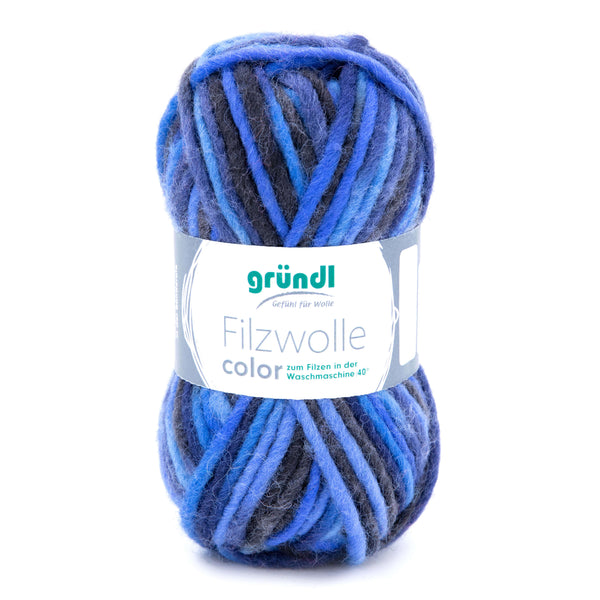 Gründl Filzwolle Color 100% Schurwolle 50g/50m