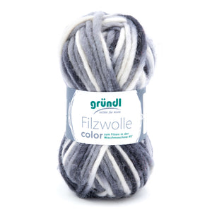 Gründl Filzwolle Color 100% Schurwolle 50g/50m