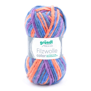 Gründl Filzwolle Color 100% Schurwolle 50g/50m