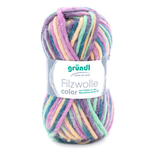 Gründl Filzwolle Color 100% Schurwolle 50g/50m