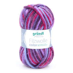 Gründl Filzwolle Color 100% Schurwolle 50g/50m