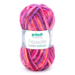 Gründl Filzwolle Color 100% Schurwolle 50g/50m