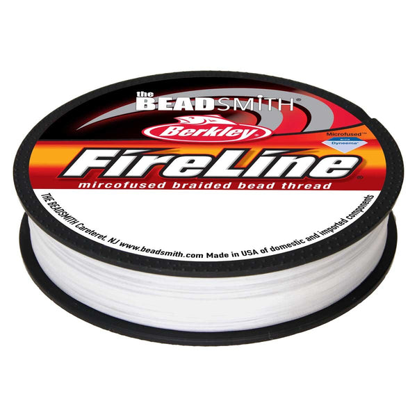 The Beadsmith Fireline Berkley 4 LB CRYSTAL 0,005 IN / 0,12MM 50 Yard - 45,8m / Spule