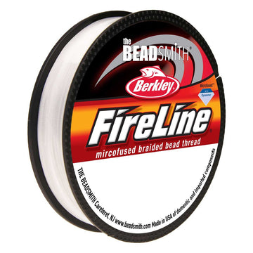 The Beadsmith Fireline Berkley 4 LB CRYSTAL 0,005 IN / 0,12MM 50 Yard - 45,8m / Spule