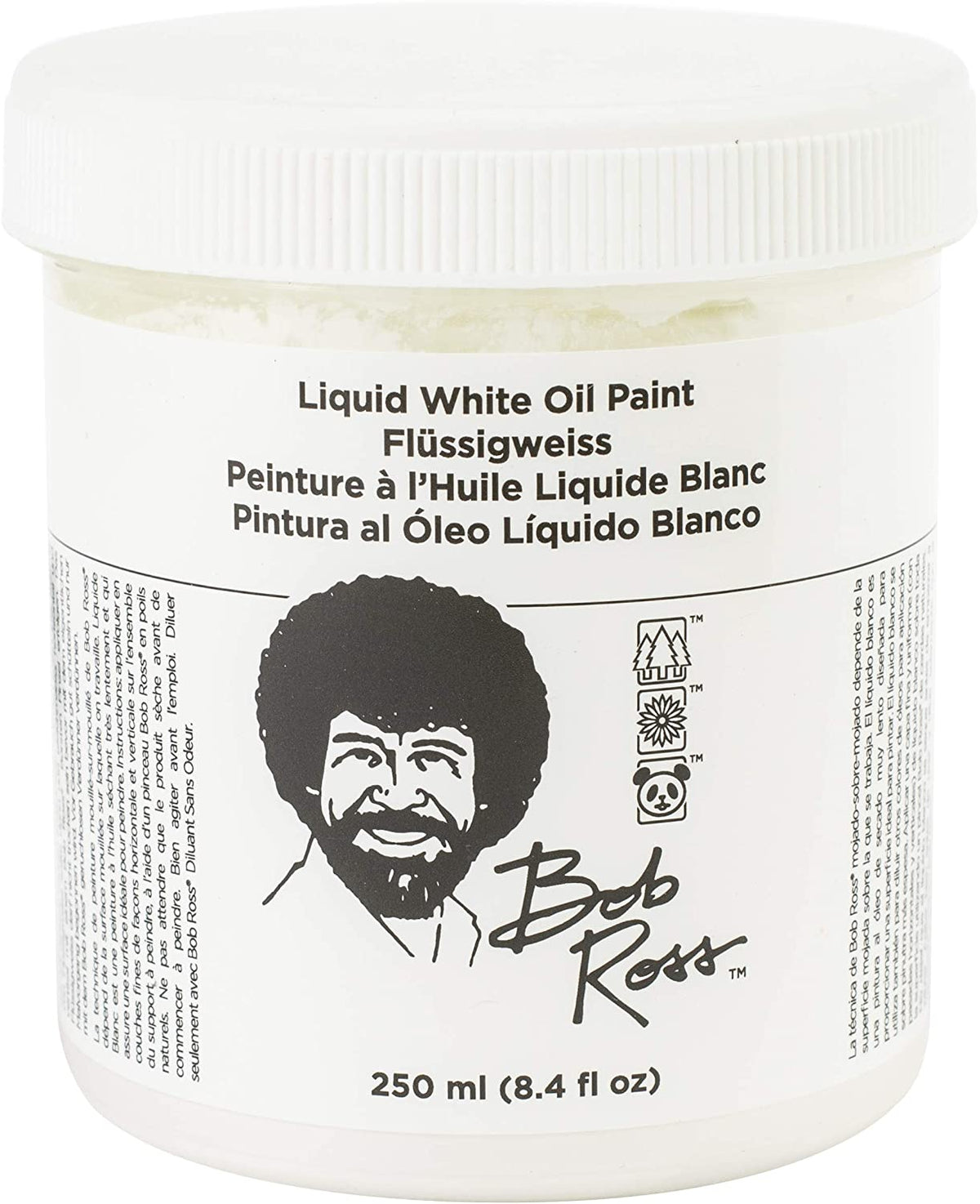 Bob Ross Flüssigweiß Flüssiggrund Malmittel 237 ml
