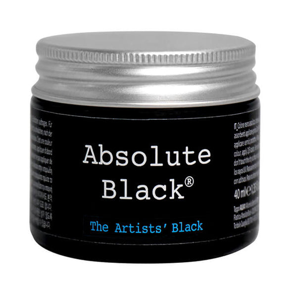 Fleur Absolute Black - Acrylfarbe matt schwärzestes schwarz 150 ml