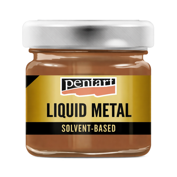 Pentart Liquid Metal Flüssigbronze Lösungsmittelbasis 30ml