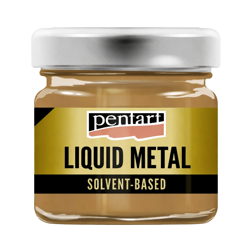 Pentart Liquid Metal Flüssigbronze Lösungsmittelbasis 30ml