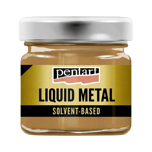 Pentart Liquid Metal Flüssigbronze Lösungsmittelbasis 30ml