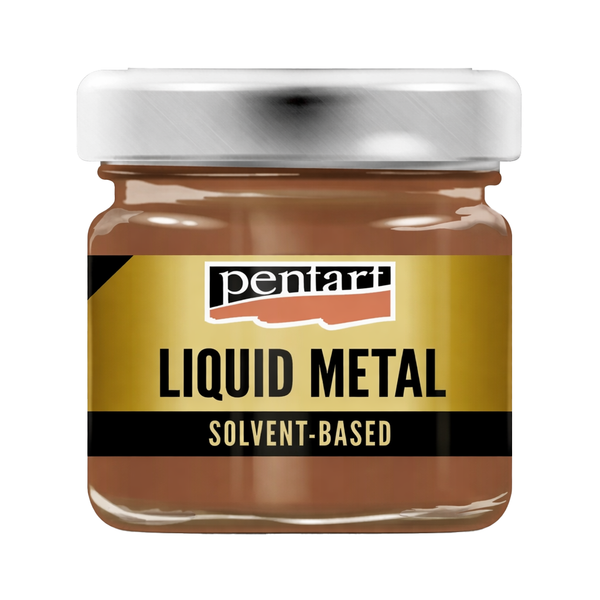 Pentart Liquid Metal Flüssigbronze Lösungsmittelbasis 30ml