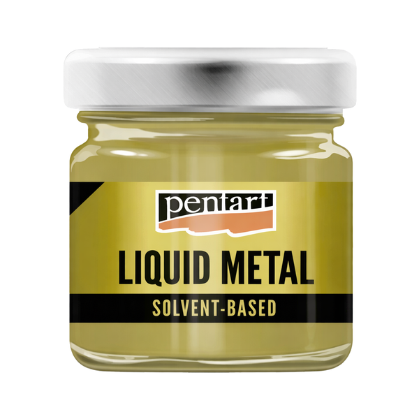 Pentart Liquid Metal Flüssigbronze Lösungsmittelbasis 30ml