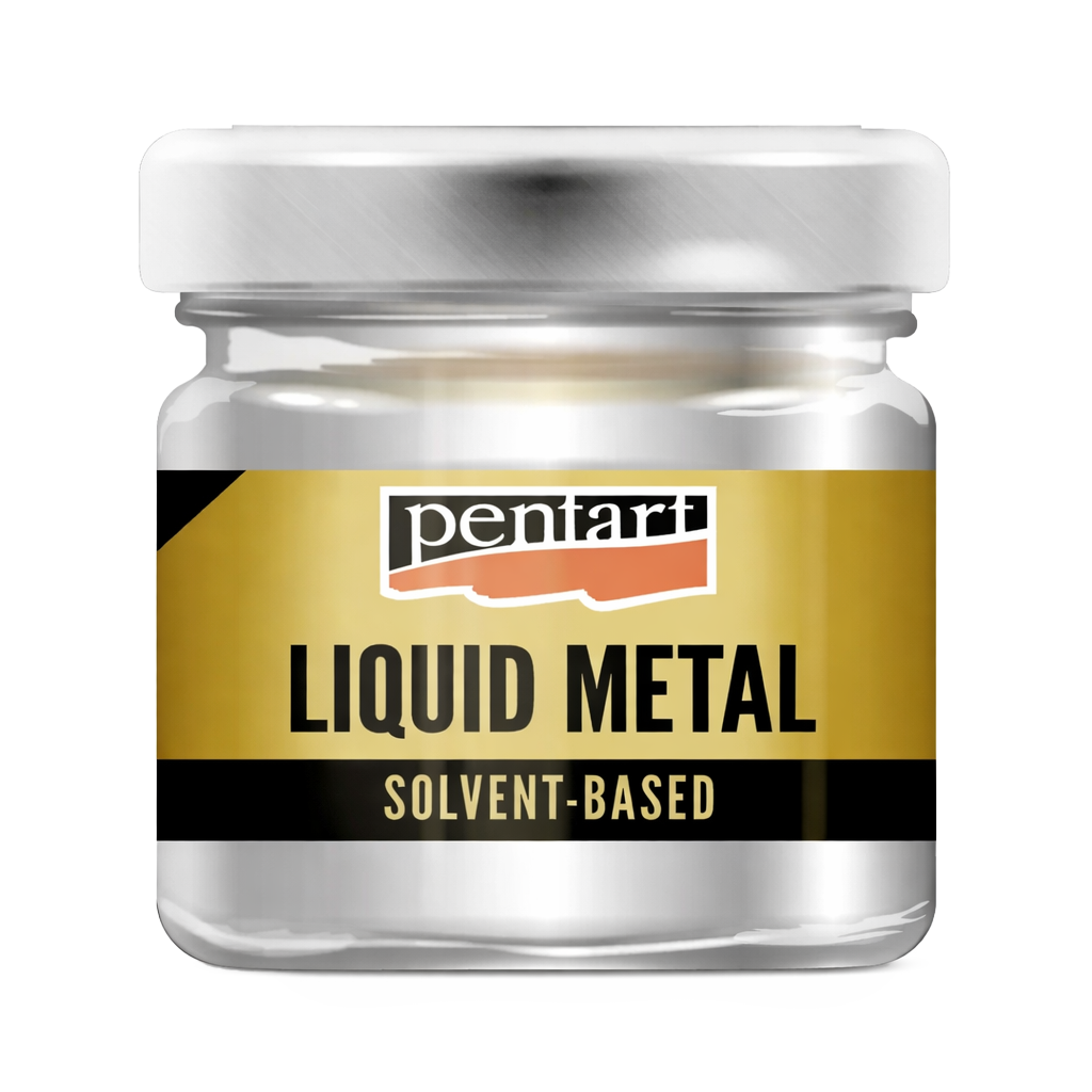 Pentart Liquid Metal Flüssigbronze Lösungsmittelbasis 30ml