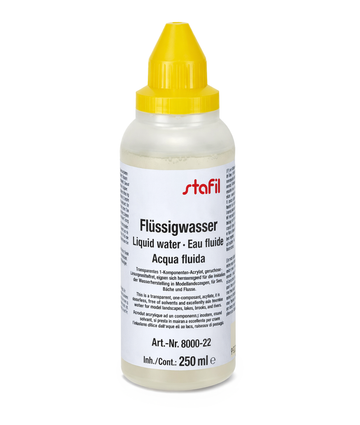 Flüssigwasser transparentes 1-Komponenten-Acrylat