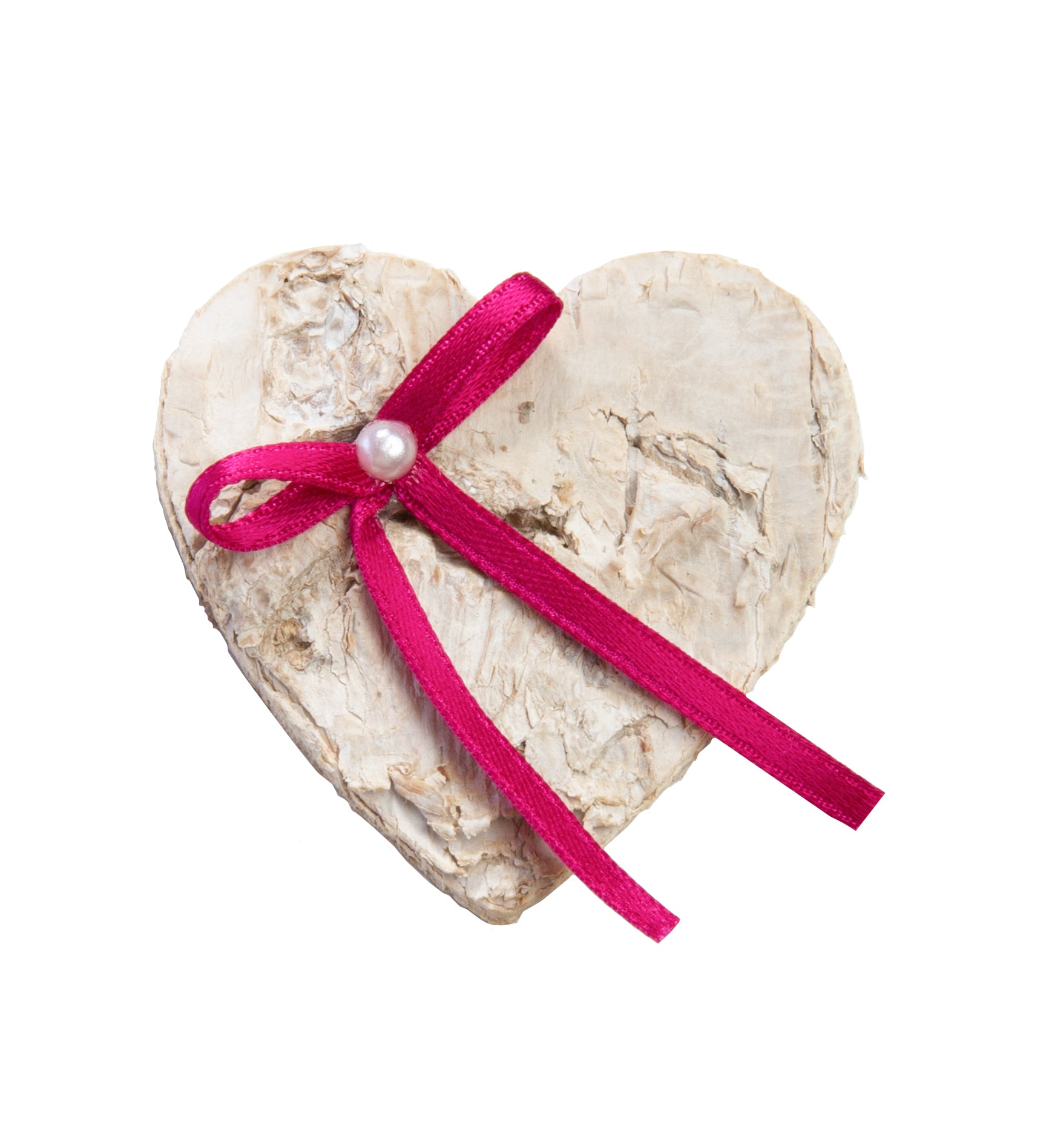 Gästeanstecker mit Masche rosa und Halbperle inkl. Anstecknadel